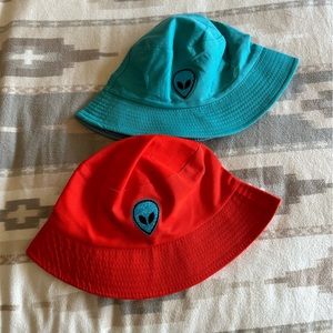 Pair of Alien bucket hats